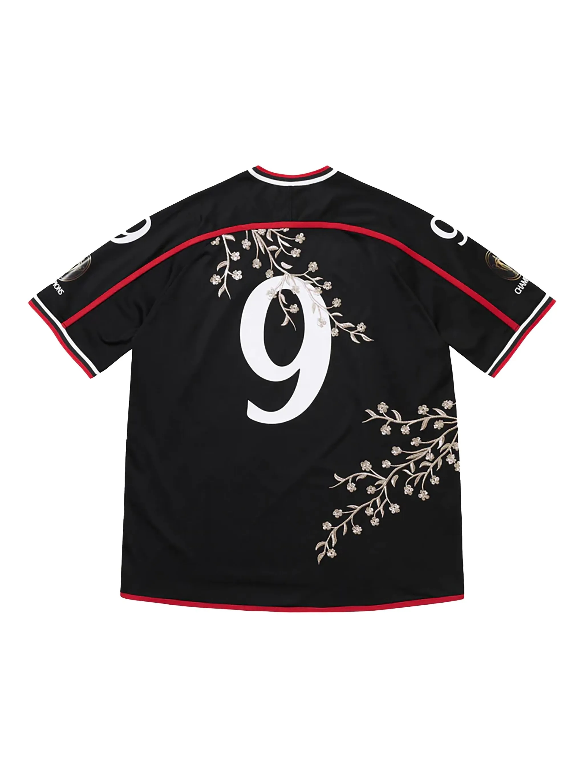 Supreme floral soccer T-shirt back